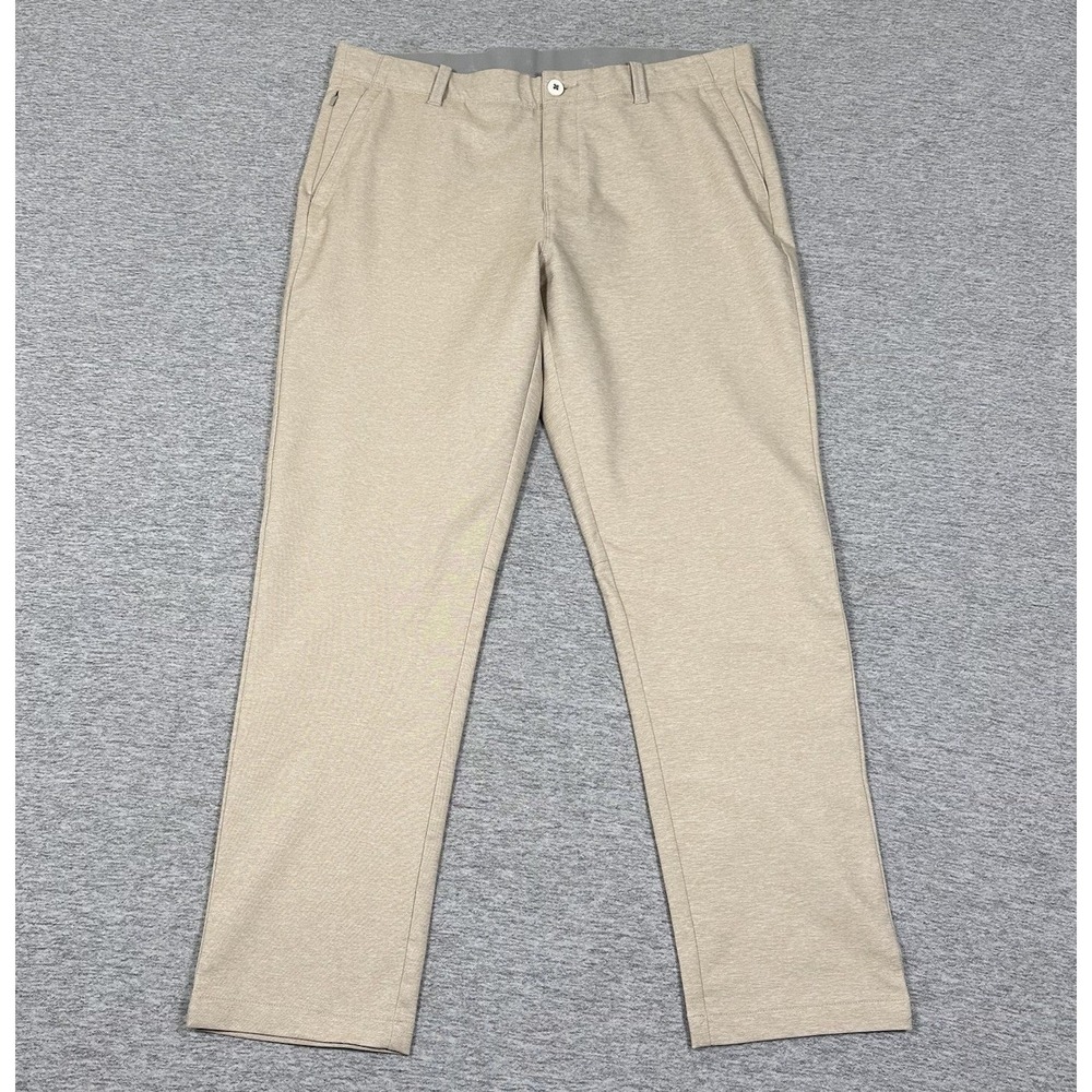 Tommy Bahama Pants Mens 35x30 Beige On Par Performance 5-Pocket Chino Golf